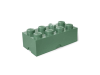 Pojemnik Na Klocki Na Zabawki LEGO Storage Brick 8 ciemnozielony