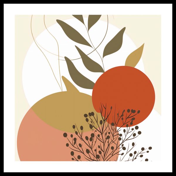 Plakat 40x40cm Impresja Jesieni zdjęcie 3