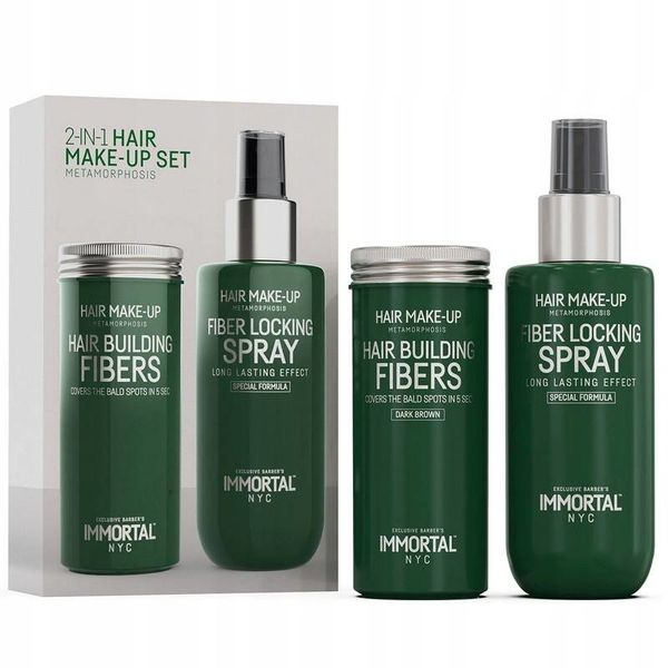 IMMORTAL Dark Brown, Zestaw do zagęszczania włosów - ciemny brąz zdjęcie 1