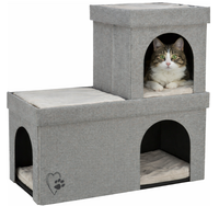 TRIXIE Piętrowa budka legowisko domek piętrowy składany pufa kota psa 76 cm