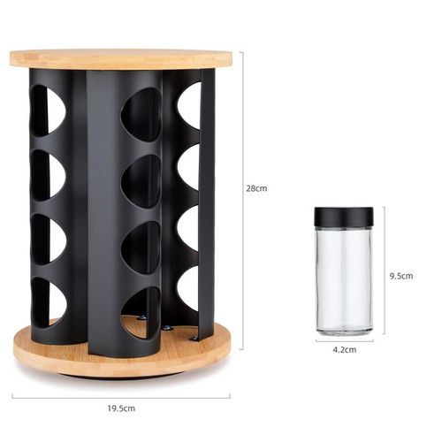 stojak obrotowy na przyprawy 16 pojemników e-8253 na Arena.pl