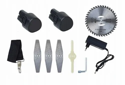 PODKASZARKA AKUMULATOROWA 21V 2xAKU + ZESTAW XXL na Arena.pl