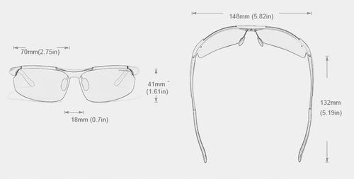 King Seven okulary przeciwsłoneczne pilotki aviator - mężczyzna bez oprawek na Arena.pl