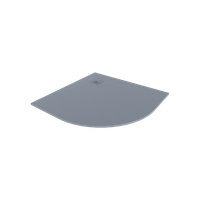 Arda brodzik półokrągły 90x90 cm  kompozytowy, beton