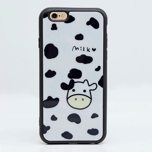 ETUI Case Obudowa iPhone 7 8 Krowa Łaty Mirror na Arena.pl