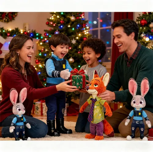 ZOOTOPIA 2x JUDY HOPPS + NICK WILDE MASKOTKA ZWIERZOGRÓD KRÓLIK LIS 40cm na Arena.pl