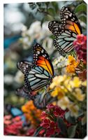 Obraz 60x100cm Motyle Na Łące