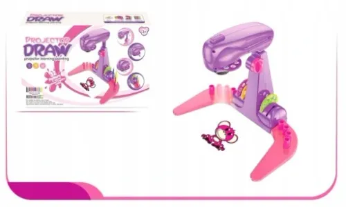 PROJEKTOR DO NAUKI RYSOWANIA RZUTNIK RÓŻOWY ZESTAW na Arena.pl