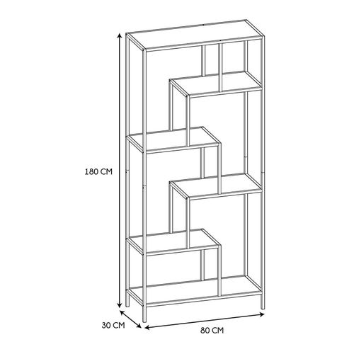 Regał Edison czarny na Arena.pl