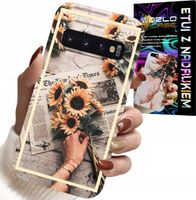 ETUI DO SAMSUNG GALAXY S10 PLUS - KWIATISTY WZÓR SŁONECZNIK SŁONECZNIKI