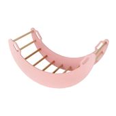 bujak drewniany Moon różowy