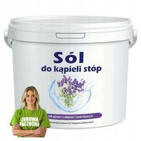 Sól Epsom do kąpieli stóp olejek lawendowy relaks zmęczone nogi aromat