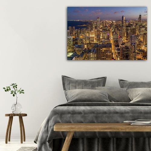 Deco Panel, Chicago nocą 90x60 na Arena.pl