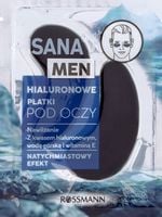 ISANA MEN PŁATKI POD OCZY HYDROŻELOWE NAWILŻAJĄCO-KOJĄCE 2 SZT