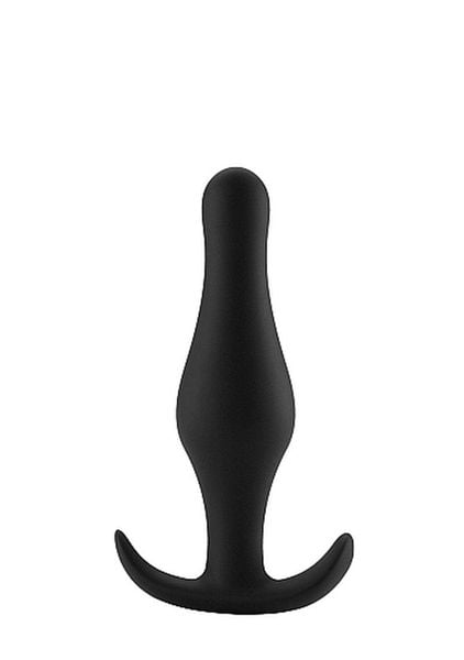 Butt Plug With Handle - Small - Black zdjęcie 1