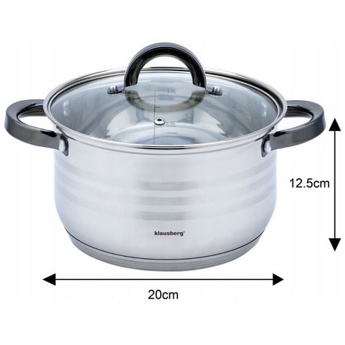 zestaw garnków 12 elementów klausberg kb-7702 na Arena.pl