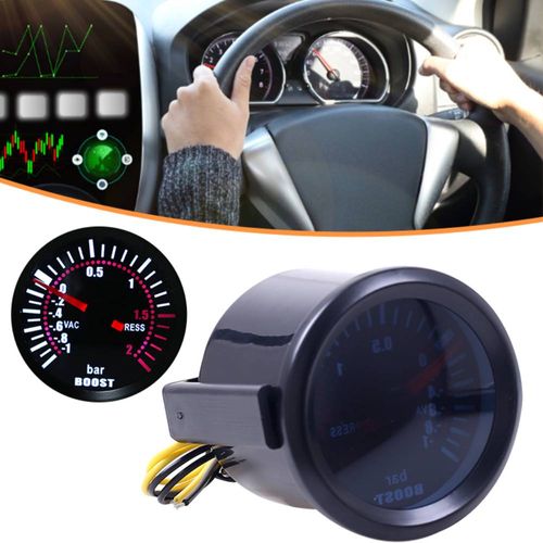 WSKAŹNIK CIŚNIENIA DOŁADOWANIA TURBO BOOST ZEGAR CIŚNIENIE 2BAR PODŚWIETL. na Arena.pl