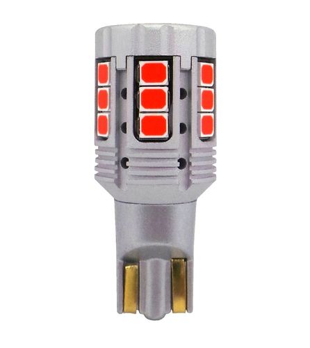 żarówka LED W16W, T15 12-24V 100% CANBUS czerwona bez błędu na Arena.pl
