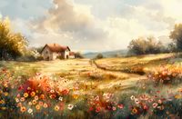 Plakat 91,5x60cm Sielski Domek