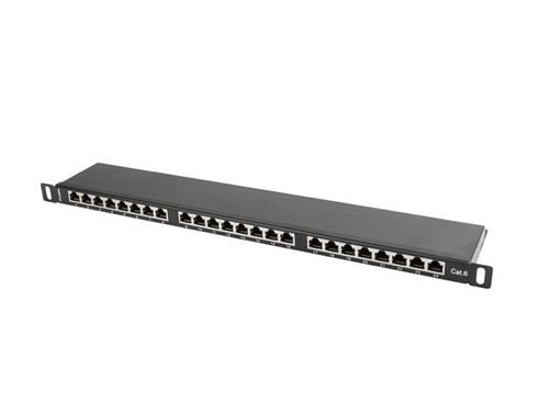 Patch panel Lanberg PPU6-0024-S 24 port 0.5U kat.6 szary na Arena.pl