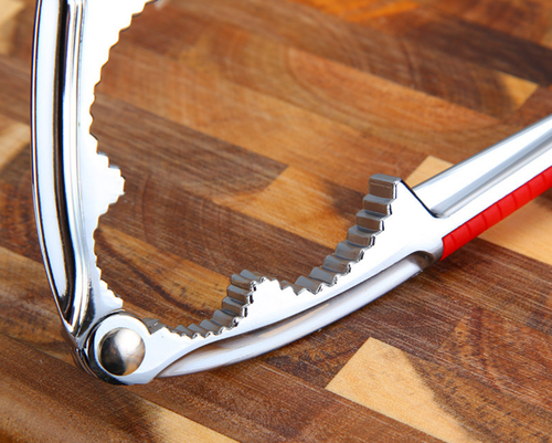 Klasyczny dziadek do łupania orzechów mocny łupacz stalowy solidny czerwony na Arena.pl