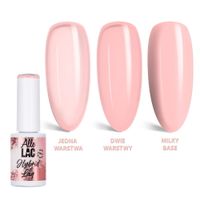 Lakier hybrydowy LED/UV Gel Polish Nudes N15 Peach Glow AlleLac 6g