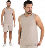 PODKOSZULKA KOSZULKA MĘSKA GŁADKA BEŻOWA 100 % BAWEŁNA KLASYCZNA MORAJ -3XL