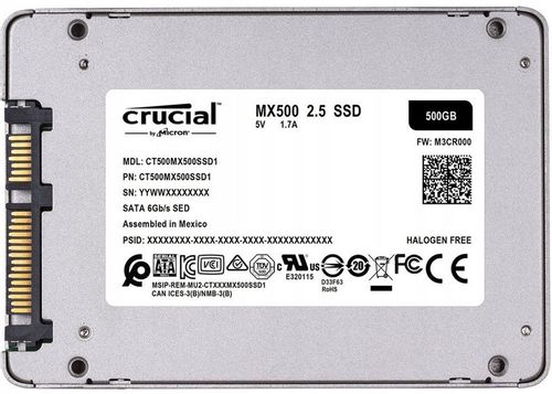 Dysk CRUCIAL MX500 500GB SSD na Arena.pl