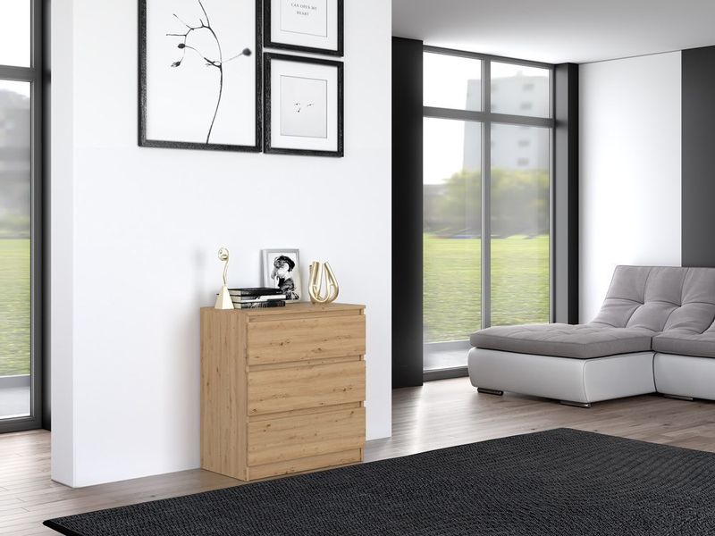 KOMODA MALWA M3 70 - DĄB ARTISAN zdjęcie 10