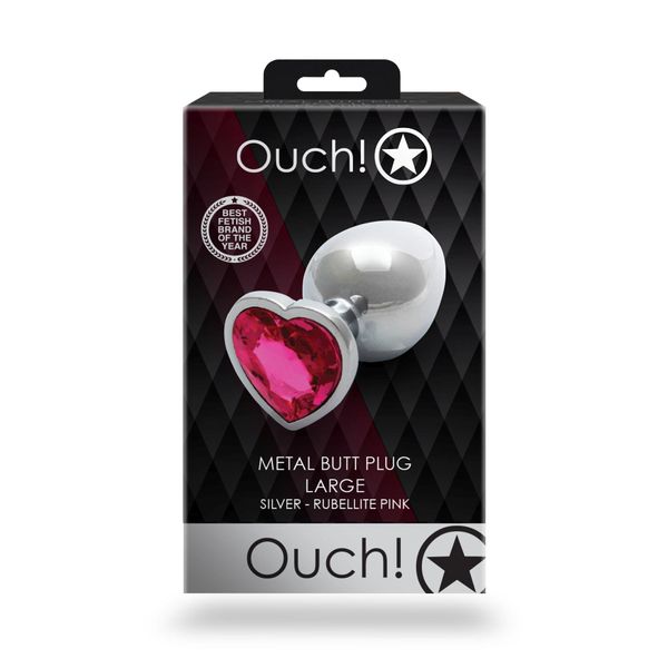 Heart Gem Butt Plug - Large zdjęcie 2