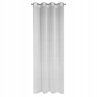 Firana gotowa na przelotkach SANDRA 140x250 Eurofirany biała
