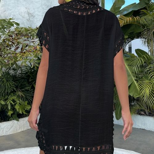 LETNIA TUNIKA PLAŻOWA PAREO PLAŻOWE NARZUTKA NA PLAŻĘ SUKIENKA BOHO KOLORY na Arena.pl