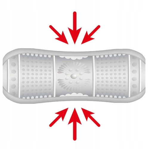 Masturbator dwustronny, usta i pochwa, wewnętrzna tekstura. na Arena.pl