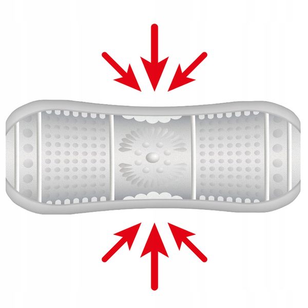 Masturbator dwustronny, usta i pochwa, wewnętrzna tekstura. zdjęcie 10