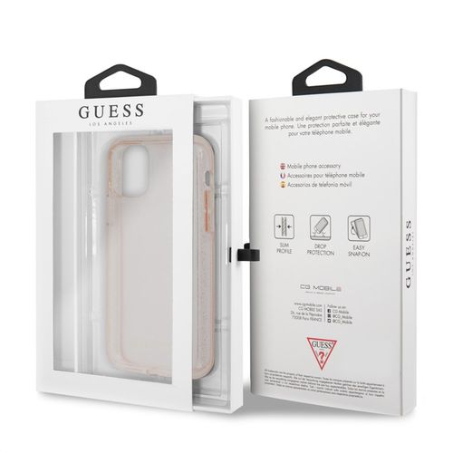 Guess Glitter Case Etui do iPhone 11 Pro (Pink) na Arena.pl