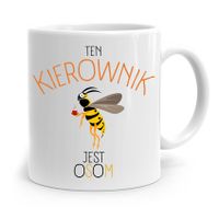 Kubek Prezent Dla Kierownika Kierownik Jest Osom Z Nadrukiem Ze Zdjęciem