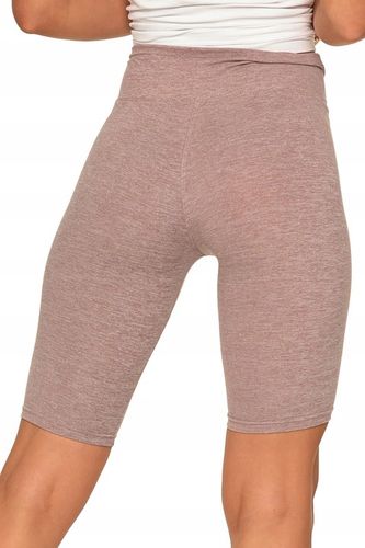 KOLARKI Krótkie Legginsy Wysoki Stan Kryjące Wygodne Gładkie MORAJ S/M na Arena.pl