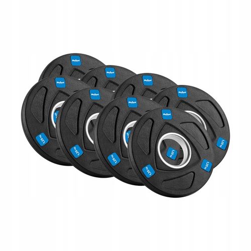 Obciążenie żeliwne olimpijskie zestaw 8x1,25 4x2,5 2x5kg 30kg 51mm Rebel na Arena.pl