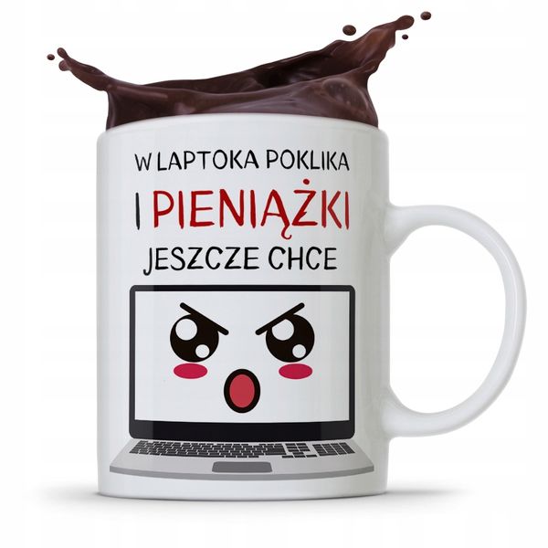 Kubek Informatyka Programisty I Pieniążki Chce Z Nadrukiem Ze Zdjęciem zdjęcie 1