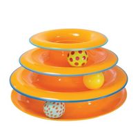 Wciągająca zabawka dla kota z piłeczkami - Petstages Wieża pełna przygód