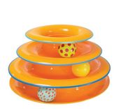 Wciągająca zabawka dla kota z piłeczkami - Petstages Wieża pełna przygód