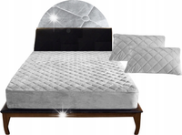 POKROWIEC NA MATERAC OCHRANIACZ WODOODPORNY 180x200x30 + 2x POSZEWKA 48x74