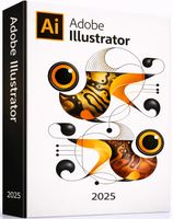 Illustrator 2025 - Licencja Wieczysta (LifeTime) - Windows - Użytkownik Indywidualny - BOX (USB)