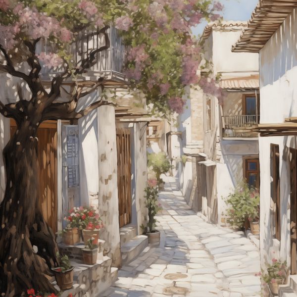 Plakat 60x60cm Urok Starego Miasta zdjęcie 1