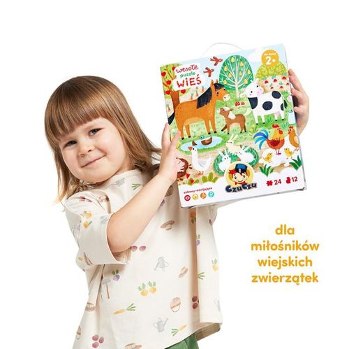 Wesołe puzzle 24 elementy na Arena.pl