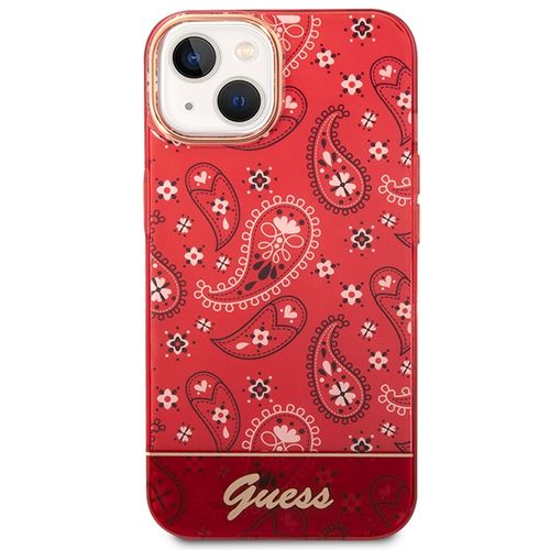 Etui Guess do iPhone 15 Plus, iPhone 14 Plus, Czerwony na Arena.pl