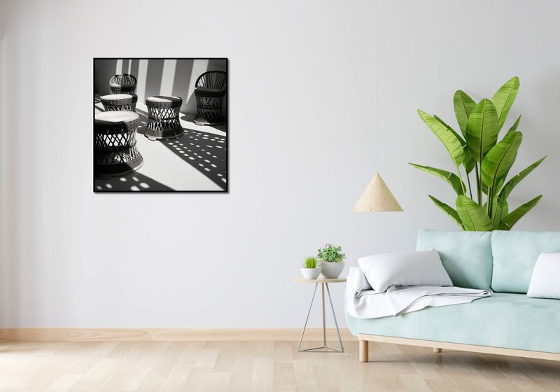 Plakat 80x80cm Gra Świateł zdjęcie 4