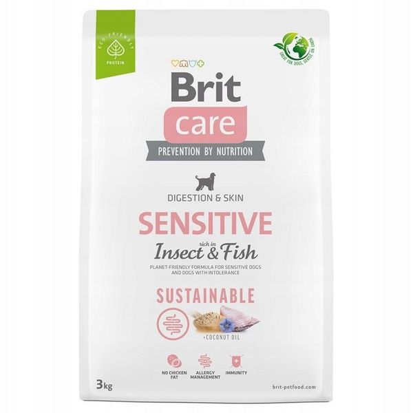 Brit care dog sustainable sensitive insect 3kg zdjęcie 6