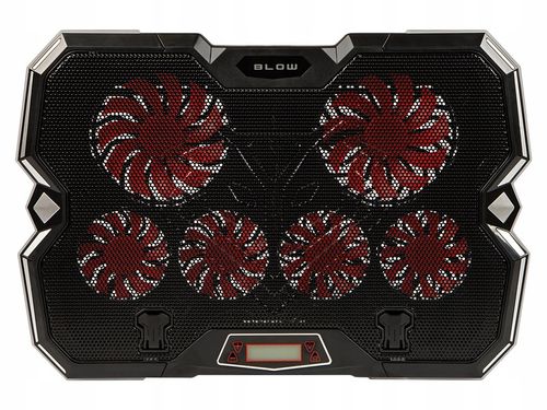 PODSTAWKA PODKŁADKA CHŁODZĄCA POD LAPTOPA REGULOWANA 9-17'' LED RGB 2x USB na Arena.pl