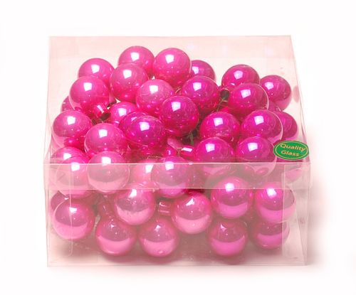 Bombki szklane 30mm raspberry 72szt na Arena.pl